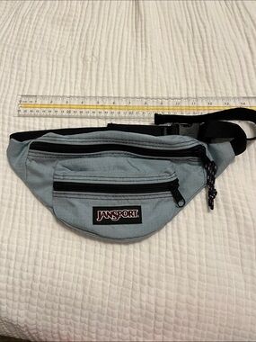 90’s Jansport Light blue FannyPack with Black Accents